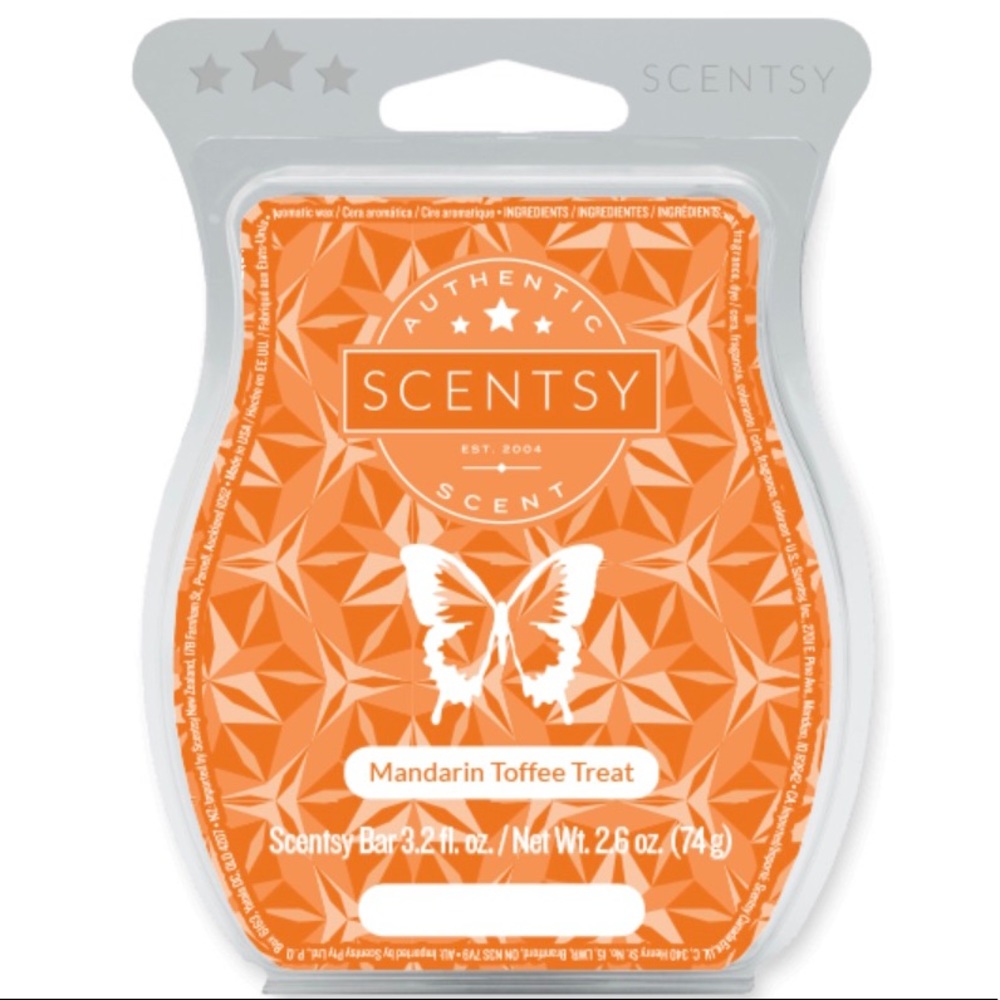 🌸B3G1 Free🌸“Mandarine Toffee Crunch” Scentsy Bar